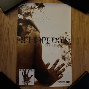 IF HOPE DIES 11x17 "Life In Ruin" 2006 Promo Poster Metal Metalcore